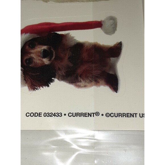 Current Inc Festive Photo Animal Stickers 46 Christmas Pets Holiday Stationery - Picture 6 of 8